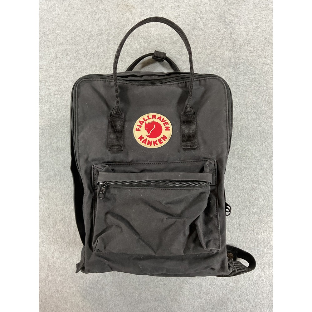 Fjallraven Kanken Mini Backpack Black Water Resistant Everyday Bag